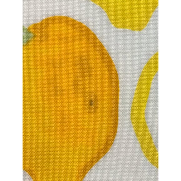 Set Of 7 Alexander Henry Juicy Lemon Napkins 13"x13" Cotton Square - Picture 5 of 10